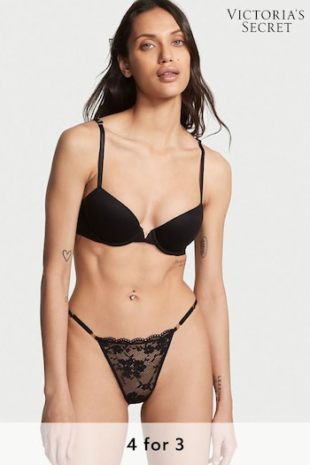 Victoria's Secret Black Lace Bikini Knickers (K52526) | £14