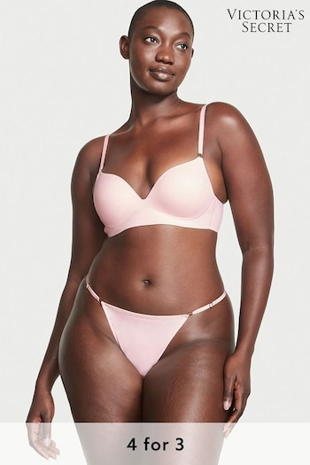 Victoria's Secret Purest Pink Smooth Thong Knickers (K52528) | £14