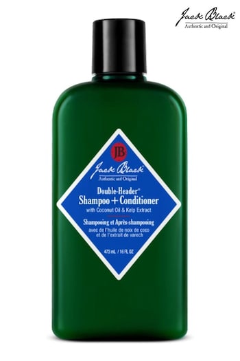 Jack Black DoubleHeader Shampoo + Conditioner With Coconut Oil  Kelp Extract 473ml (K52598) | £29