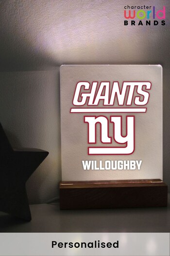 Personalised NFL Giants LED Light By Character World (K52972) | £30