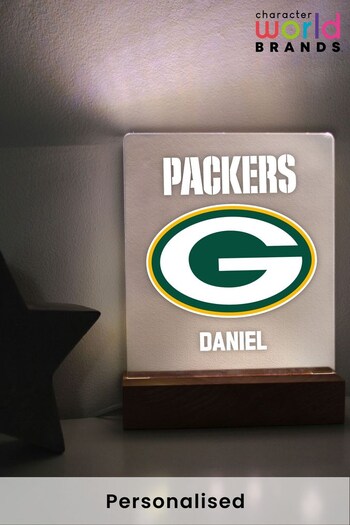 Personalised NFL Greenbay Packers Led Light By Character World (K52976) | £30