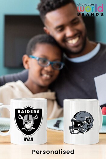 Personalised NFL Raiders Mug By Character World (K52979) | £15