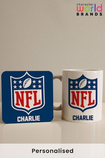 Personalised NFL Coaster By Character World (K52984) | £13
