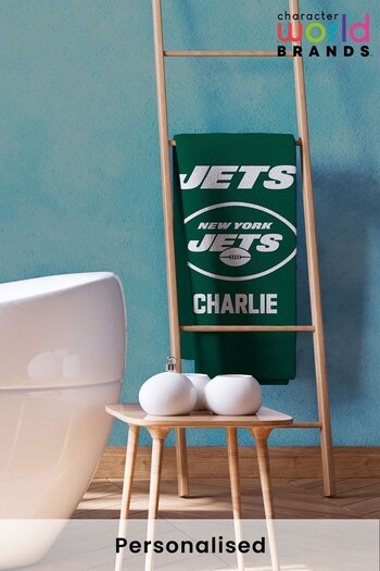 Personalised NFL JETS Towel by Character World (K52991) | £40