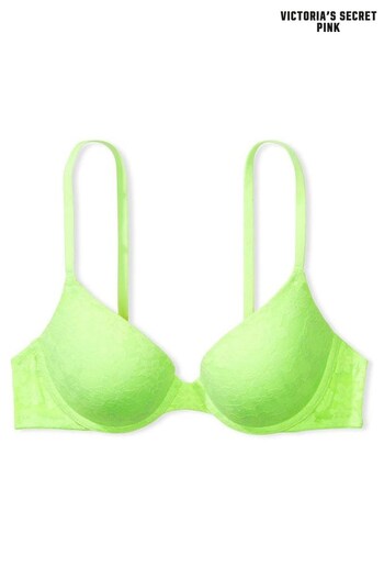 Victoria's Secret PINK Pop Lime Green Lace Push Up Bra (K53025) | £36