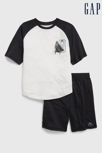 Gap Black Star Wars Short Sleeve Pyjama Shorts Set (K53863) | £30