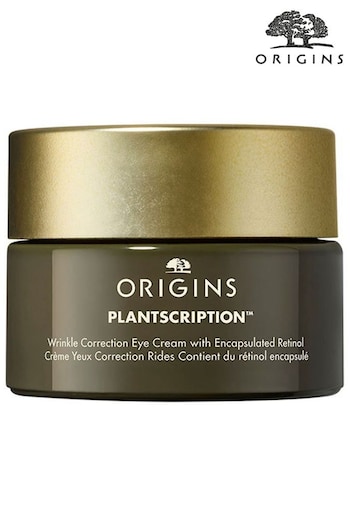 Origins Plantscription Wrinkle Correction Eye Cream with Encapsulated Retinol 15ml (K54072) | £47.50