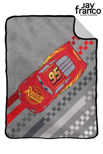 Jay Franco Red Cars 'Race Ready' Fleece Throw Blanket (K54147) | £28