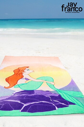 Jay Franco Blue Little Mermaid 'Free As The Sea' Oversized Beach Towel (K54154) | £24