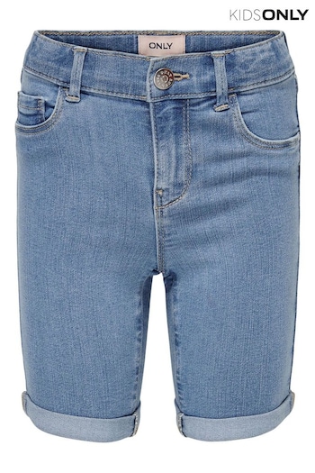 ONLY KIDS Blue Capri Denim pepe Shorts (K54581) | £20