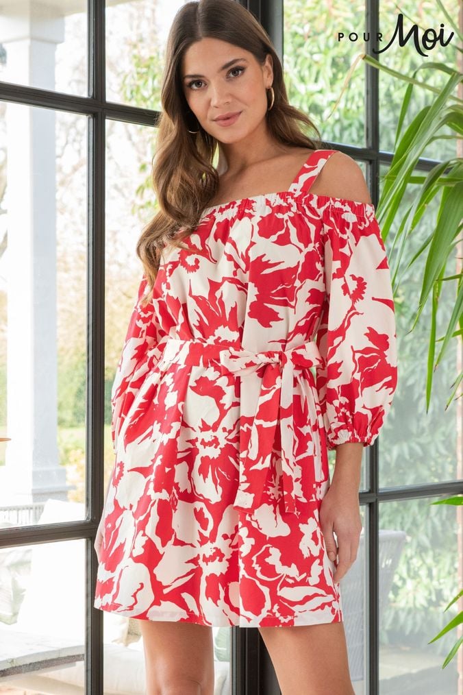 Summer dresses with discount cold shoulder sleeves
