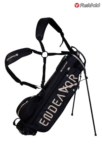 Fast Fold Black Endeavor Stand Golf Bag (K54675) | £80