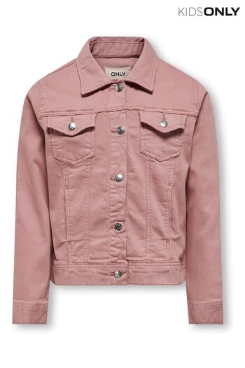 ONLY KIDS Light Pink Denim Jacket (K54686) | £22