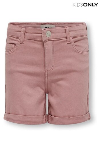 ONLY KIDS Light Pink Mom Shorts (K54687) | £18