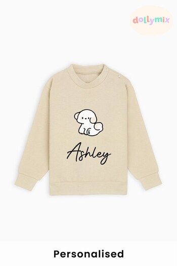 Personalised Puppy Sweatshirt by Dollymix (K54703) | £20