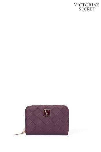 Victoria's Secret Black Violet Woven The Victoria Small Wallet (K54829) | £25