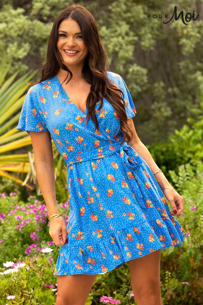 Buy Women s Short Sleeve Floral Dresses Online Next UK