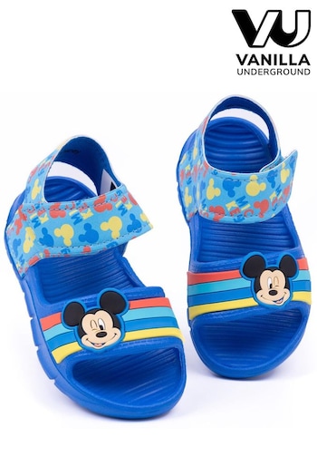 Vanilla Underground Blue Mickey Mouse Character Sandals - Kids (K54957) | £14