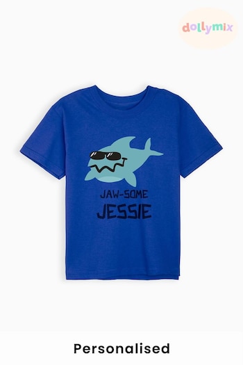 Personalised Jaw-some T-Shirt by Dollymix (K55029) | £17