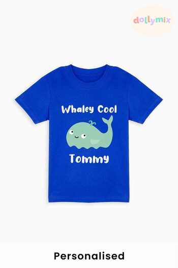 Personalised Whaley Cool T-Shirt by Dollymix (K55032) | £17