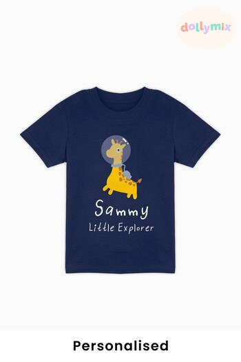 Personalised Little Explorer T-Shirt by Dollymix (K55033) | £17