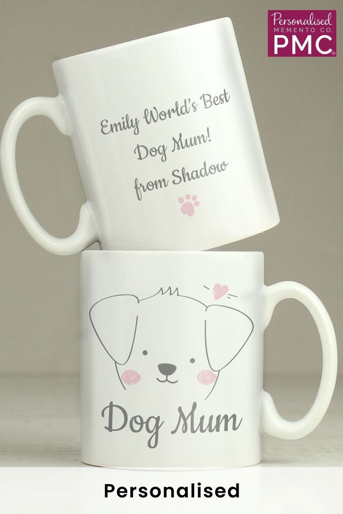 Personalised Dog Mum Mug by PMC (K55108) | £10
