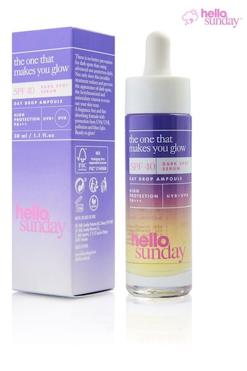 Hello Sunday The One That Makes You Glow - Dark Spot Treatment Oil Serum SPF40 30ml (K55143) | £25