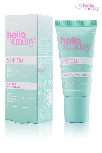 Hello Sunday The One For Your Eyes - Mineral Eye Cream SPF50 15ml (K55145) | £18