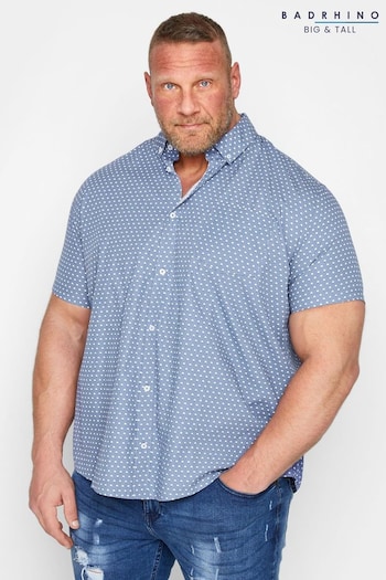 BadRhino Big & Tall Blue Poplin Shirt (K55361) | £28