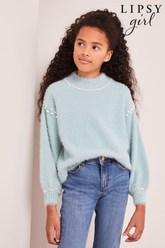 Girls blue jumper online