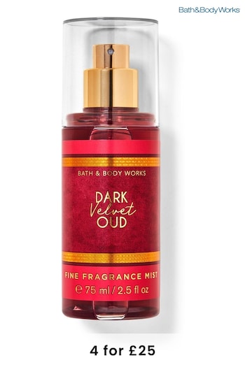 Bath & Body Works Dark Velvet Oud Travel Size Fine Fragrance Body Mist 2.5 fl oz / 75 ml (K55470) | £10
