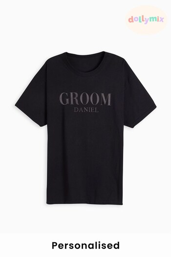 Personalised Groom  T-Shirt by Dollymix (K55531) | £17