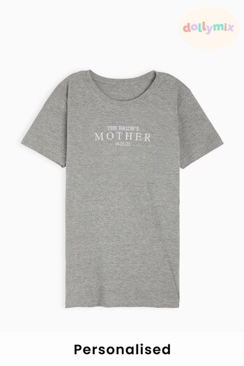 Personalised Brides Mother T-Shirt by Dollymix (K55551) | £17