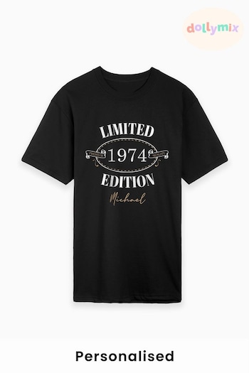Personalised Men's Limited Edition T-Shirt by Dollymix (K55587) | £17