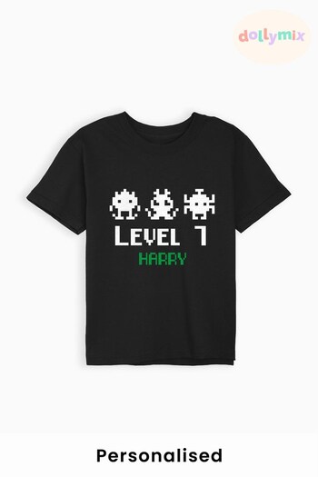 Personalised Kids Gamer T-Shirt by Dollymix (K55605) | £17