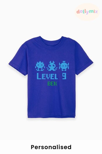 Personalised Kids Gamer T-Shirt by Dollymix (K55607) | £17