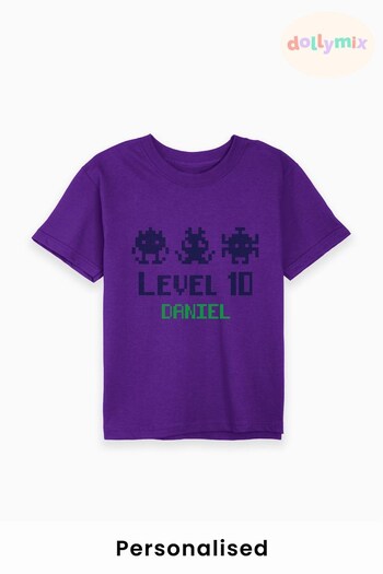 Personalised Kids Gamer T-Shirt by Dollymix (K55608) | £17