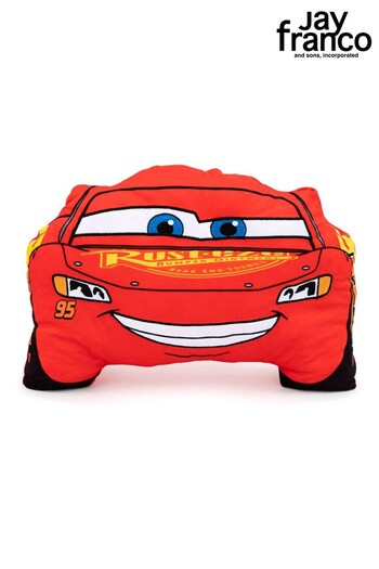 Jay Franco Red - Cars McQueen Shaped Dec Pillow (K55668) | £17