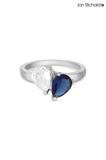 Jon Richard Silver Crystal Cubic Zirconia Ring (K55699) | £25