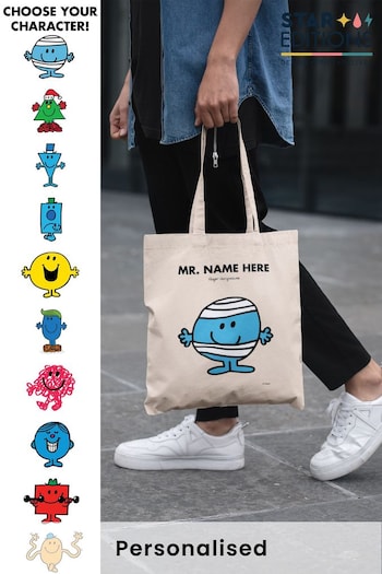 Personalised Mr. Men Tote Bag by Star Editions (K55966) | £12