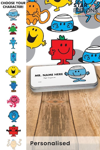 Personalised Mr Men Pencil Tin by Star Editions (K55972) | £12