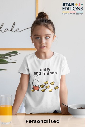 Personalised Miffy and Friends T-Shirt by Star Editions (K55978) | £14.99