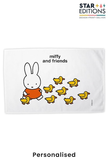 Personalised Miffy and Friends Tea Towel by Star Editions (K55982) | £12.99
