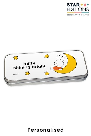 Personalised Miffy Shining Bright Pencil Tin by Star Editions (K55995) | £14.99