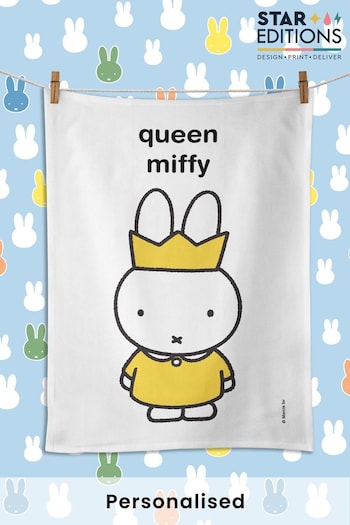 Personalised Queen Miffy Tea Towel by Star Editions (K56006) | £12.99
