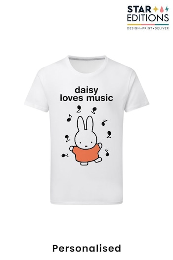 Personalised Musical Miffy T-Shirt by Star Editions (K56015) | £19.99