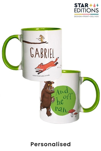 Personalised Green Fox and Gruffalo Coloured Insert Mug by Star Editions (K56030) | £14.99