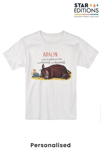 Personalised Gruffalo Sleeping Childrens T-Shirt by Star Editions (K56056) | £14.99