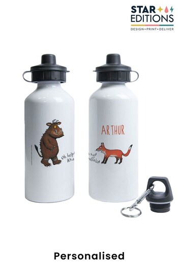 Personalised Gruffalo and Fox Water Bottle by Star Editions (K56060) | £14.99