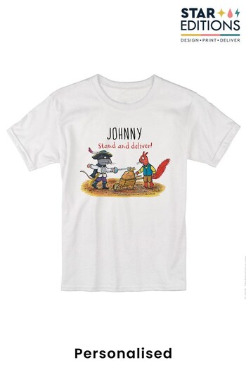 Personalised "Stand deliver!" Highway Rat Childrens T-Shirt by Star Editions (K56066) | £14.99